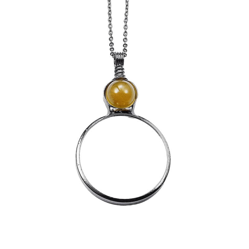 Joyhnny Magnifying Glass Necklace