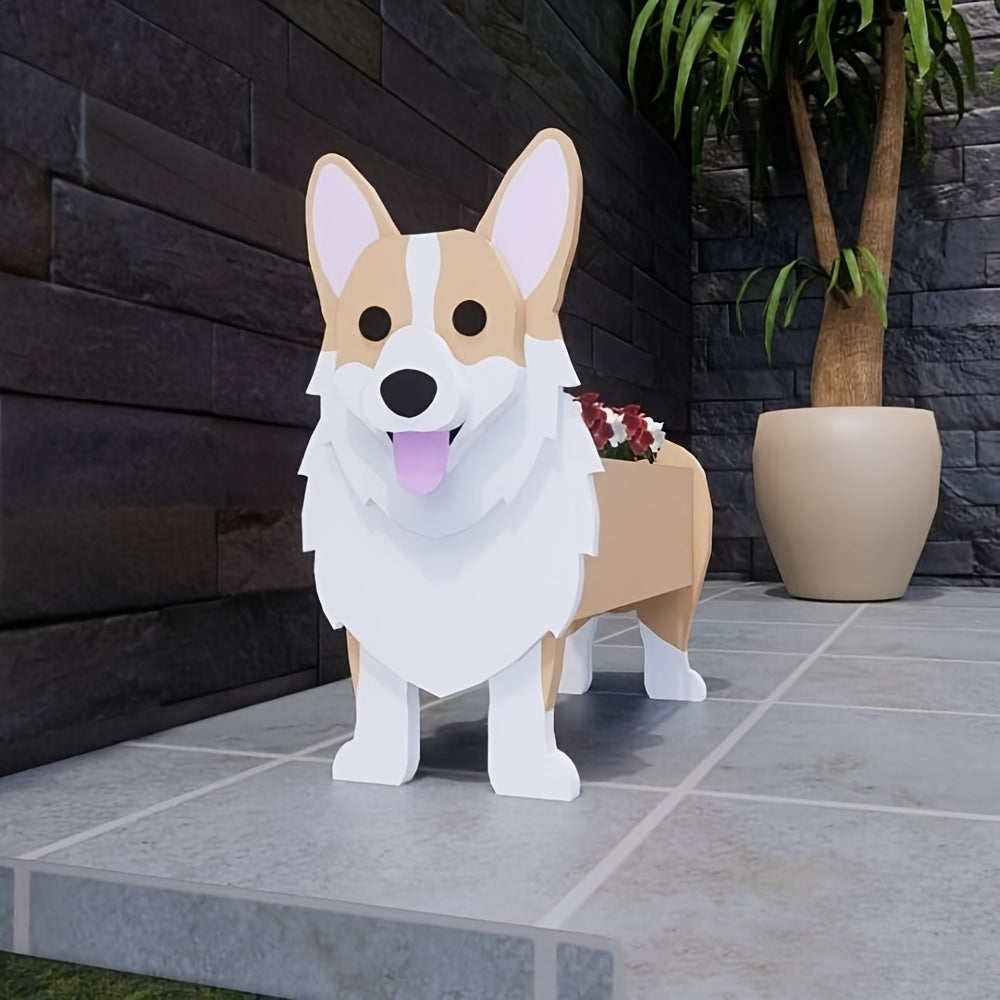 Garten-Hunde-Pflanztopf