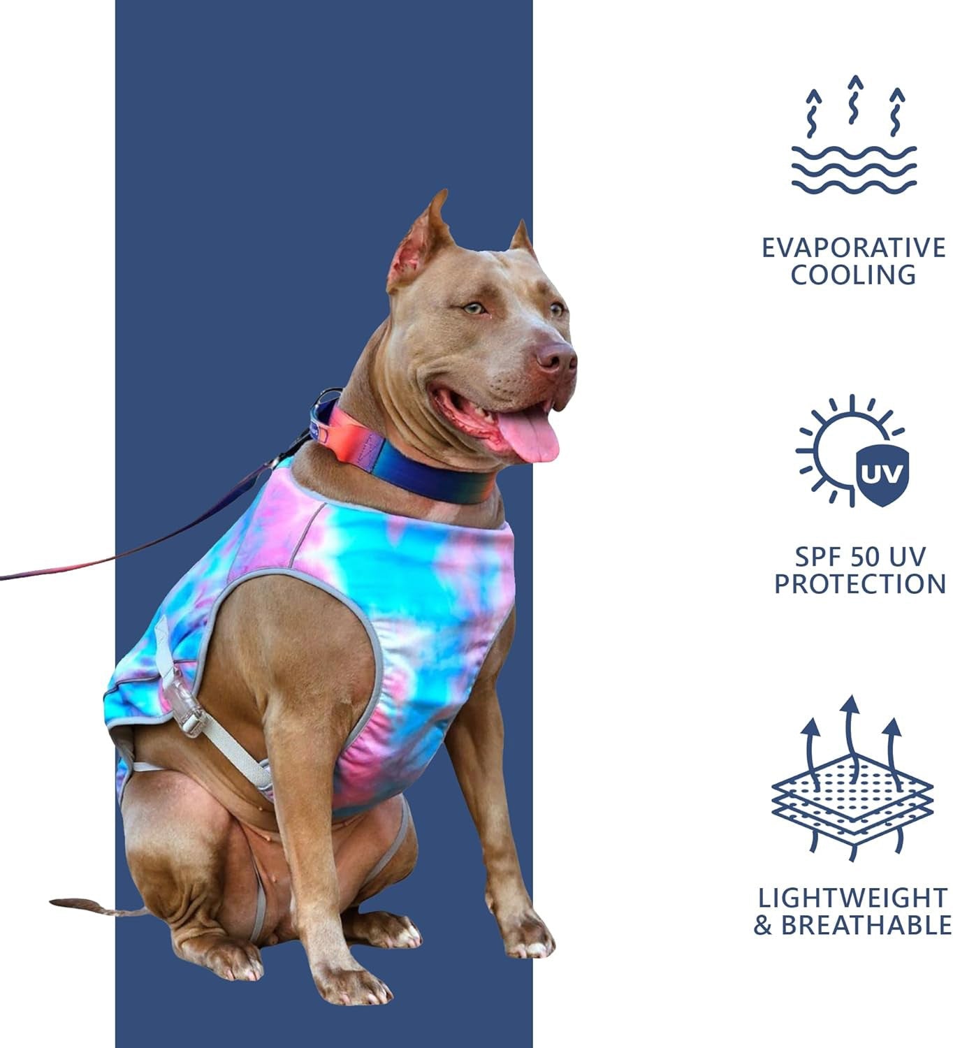 Dog Cooling Vest - SPF 50 UV Sun Protection