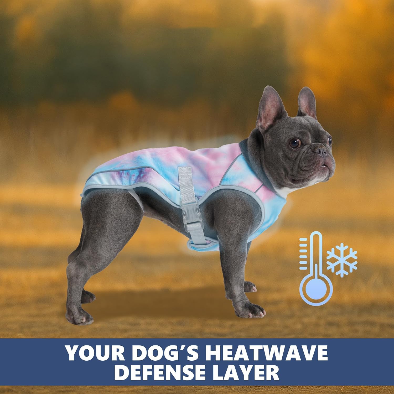 Dog Cooling Vest - SPF 50 UV Sun Protection