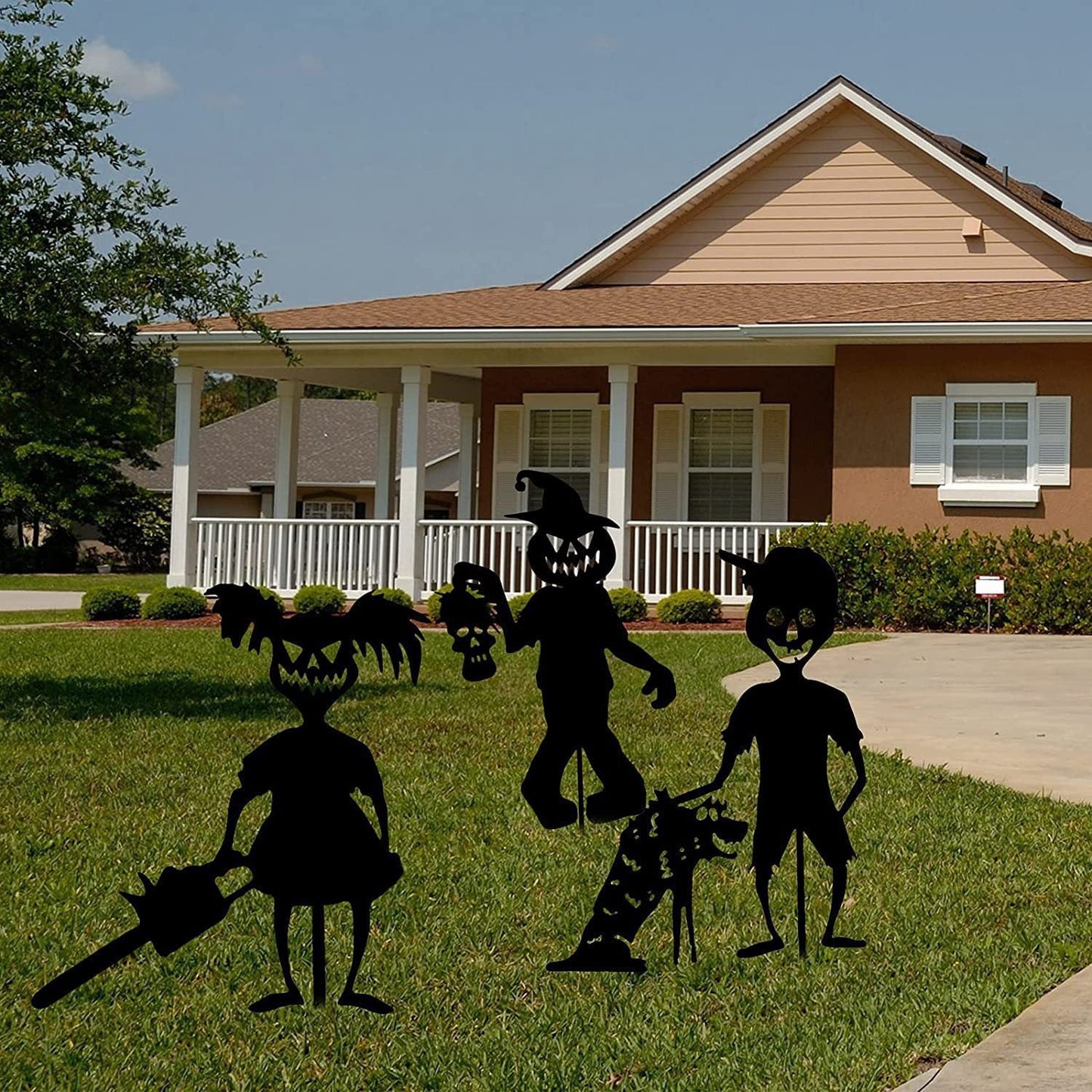Mignons fantômes zombies - Art en métal