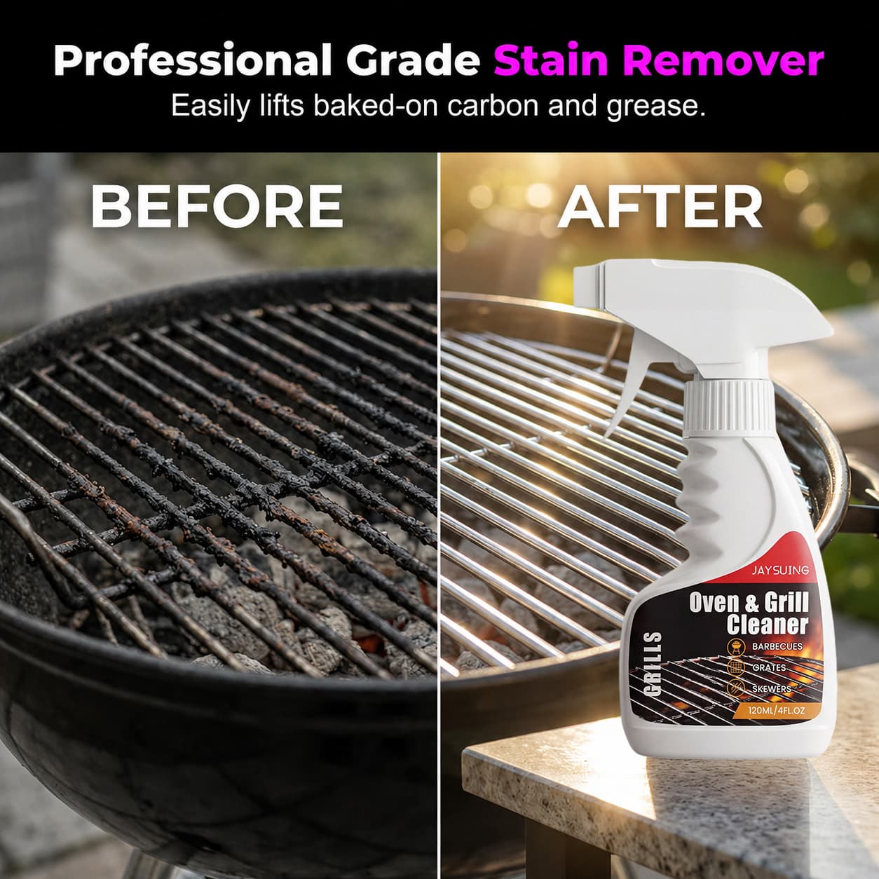 🔥HOT SALE 49% OFF🍖🧼Fast-Acting Heavy-Duty Grill Degreaser Spray✨