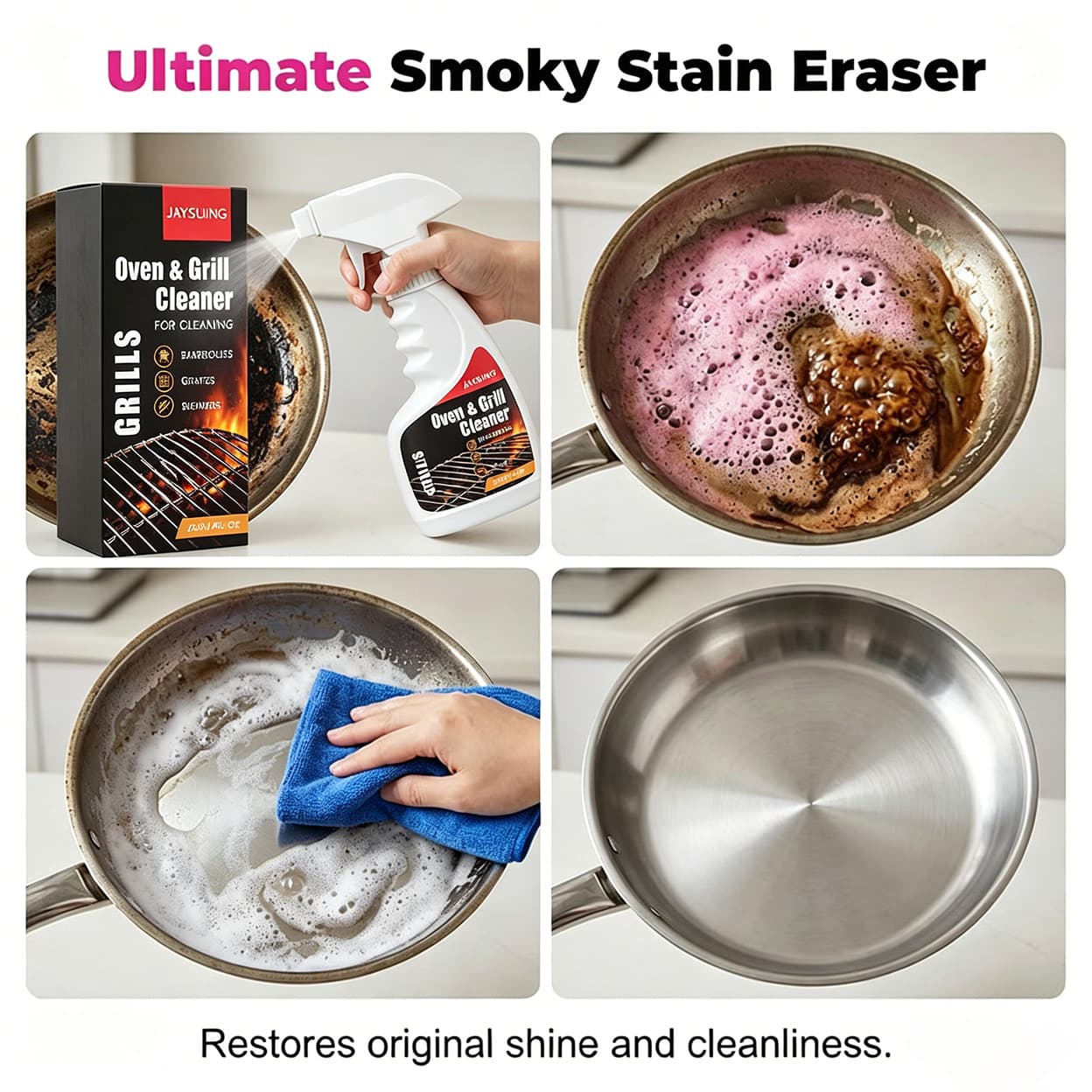 🔥HOT SALE 49% OFF🍖🧼Fast-Acting Heavy-Duty Grill Degreaser Spray✨