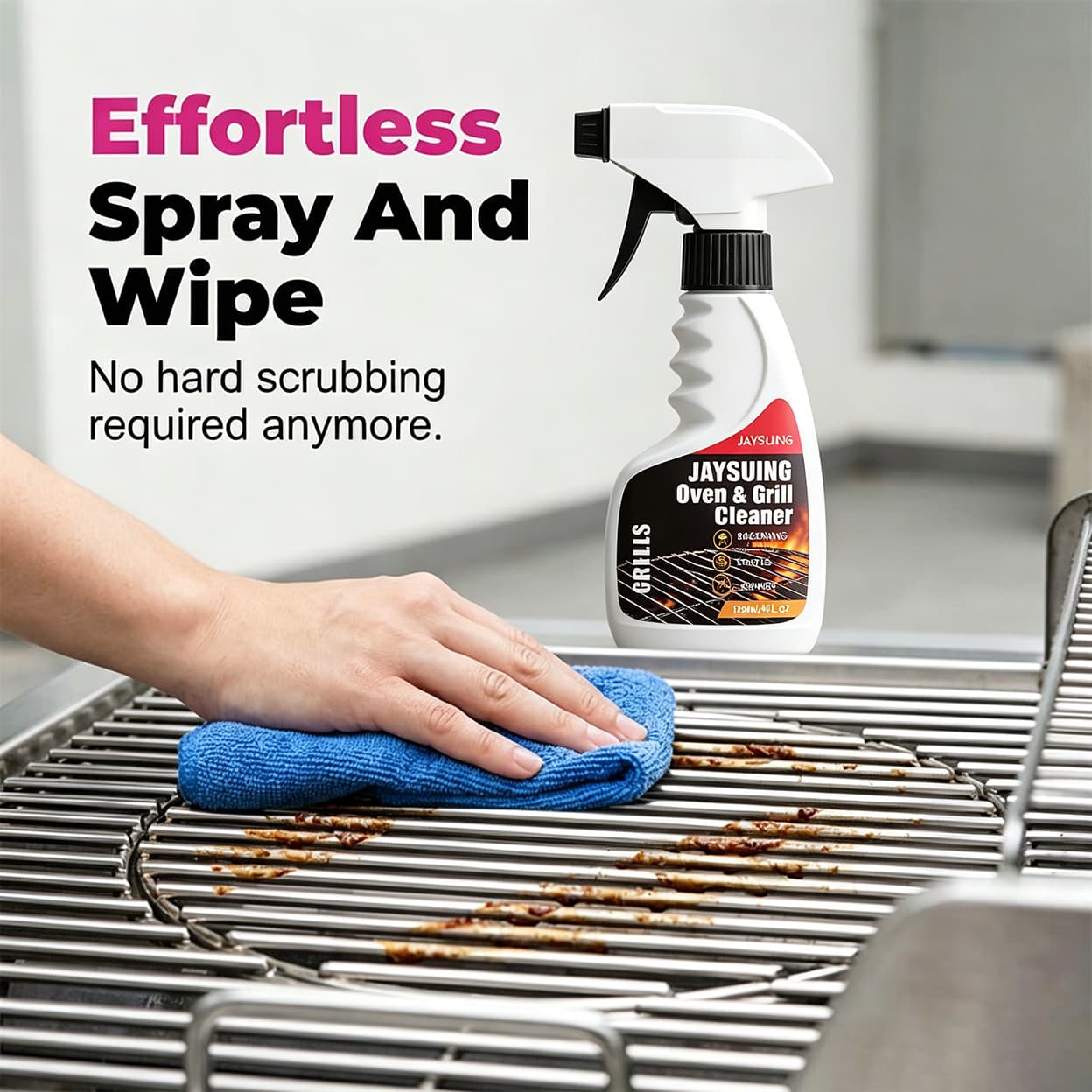 🔥HOT SALE 49% OFF🍖🧼Fast-Acting Heavy-Duty Grill Degreaser Spray✨