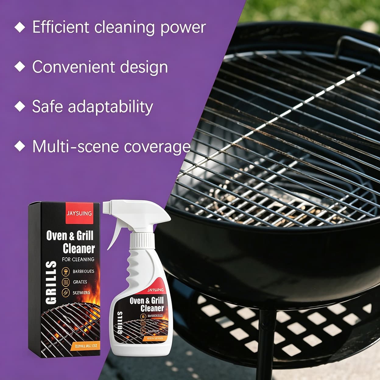 🔥HOT SALE 49% OFF🍖🧼Fast-Acting Heavy-Duty Grill Degreaser Spray✨
