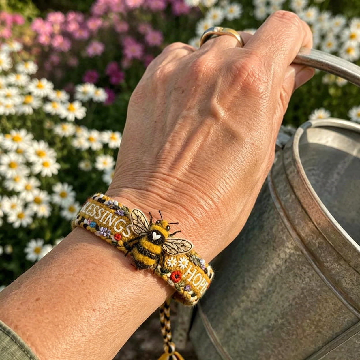 🐝2026 Limited Edition Handmade Honey Bee Woven Bracelet