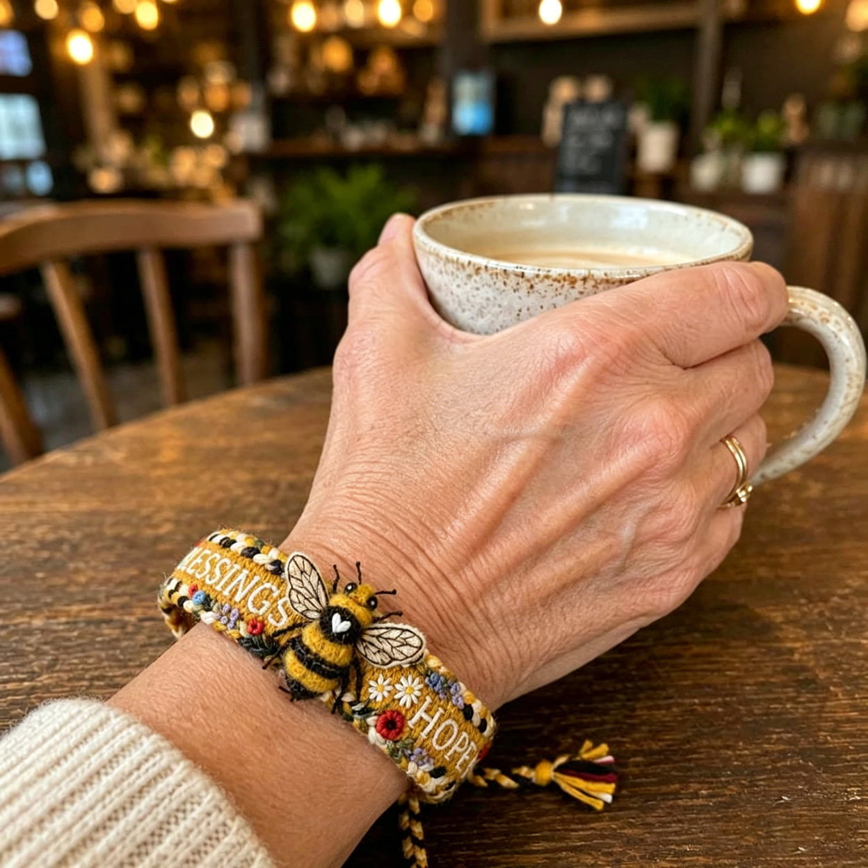 🐝2026 Limited Edition Handmade Honey Bee Woven Bracelet