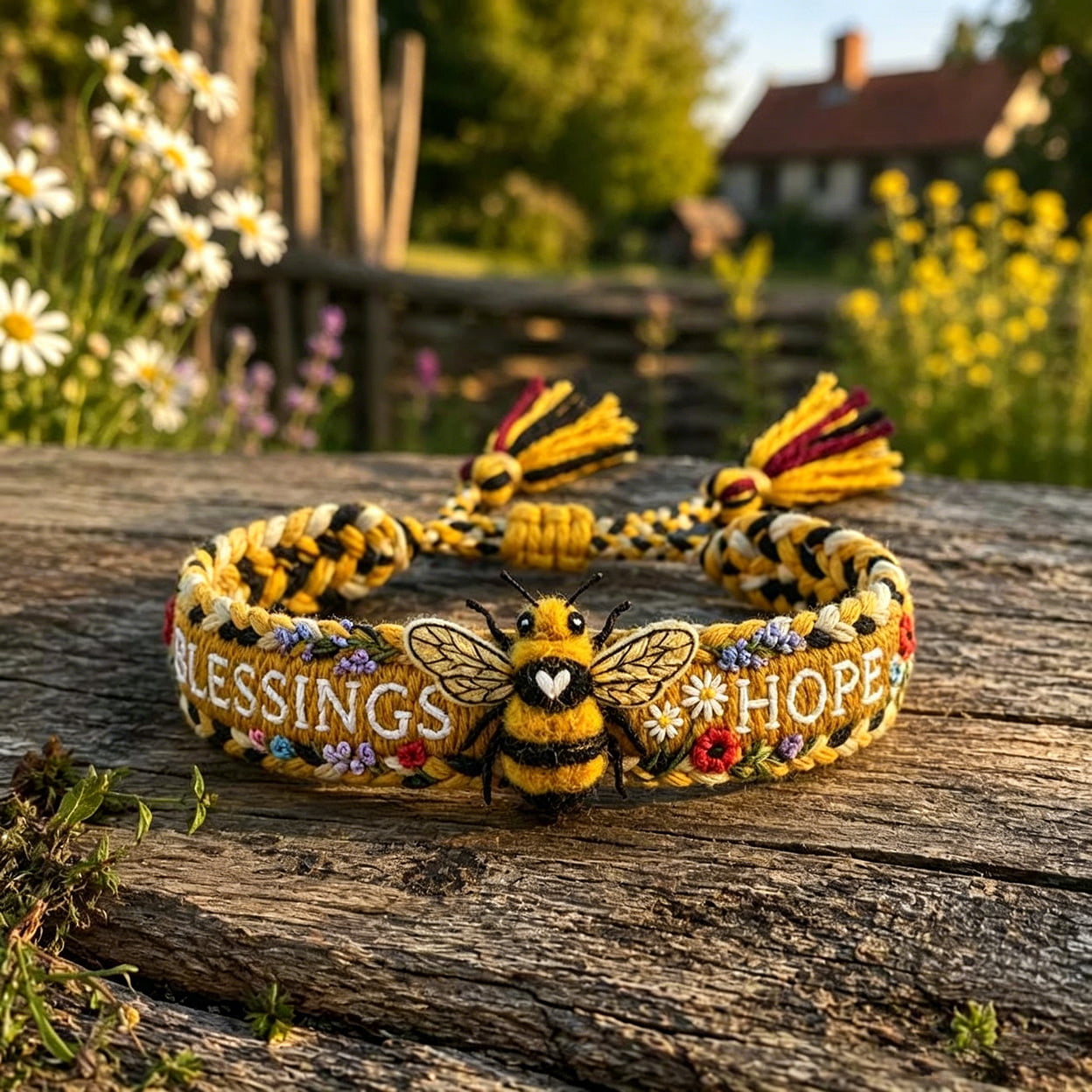 🐝2026 Limited Edition Handmade Honey Bee Woven Bracelet