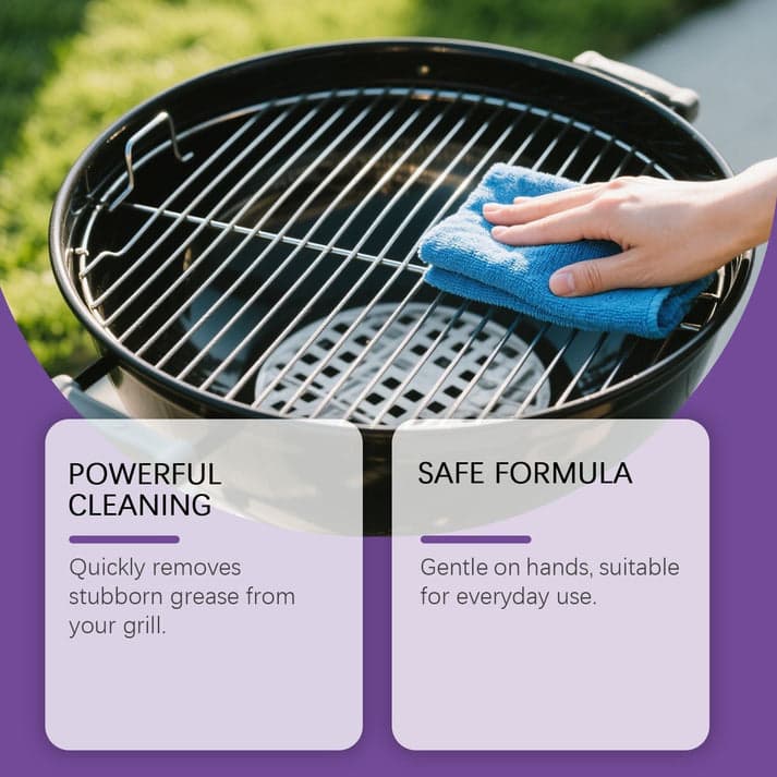 🔥HOT SALE 49% OFF🍖🧼Fast-Acting Heavy-Duty Grill Degreaser Spray✨