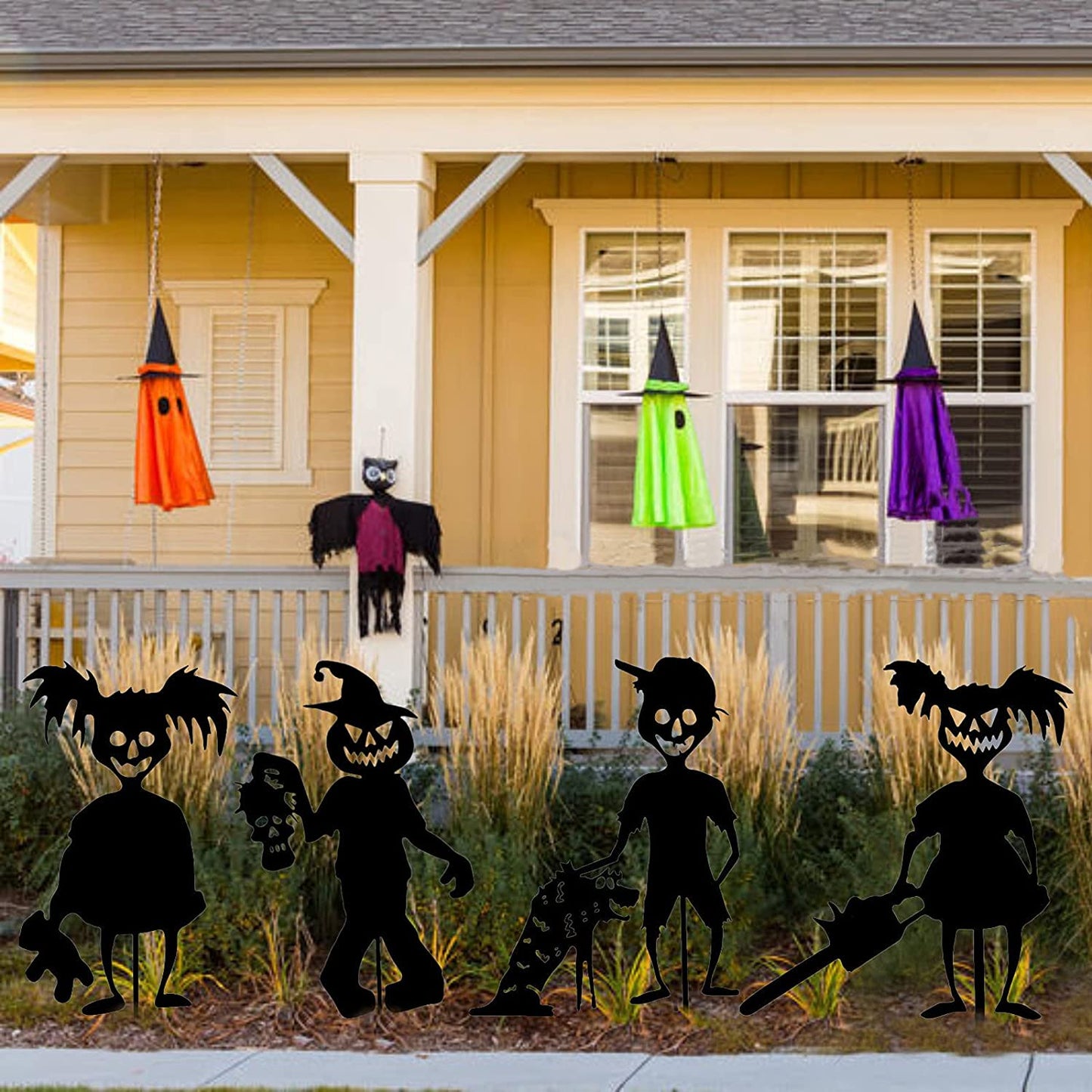 Mignons fantômes zombies - Art en métal