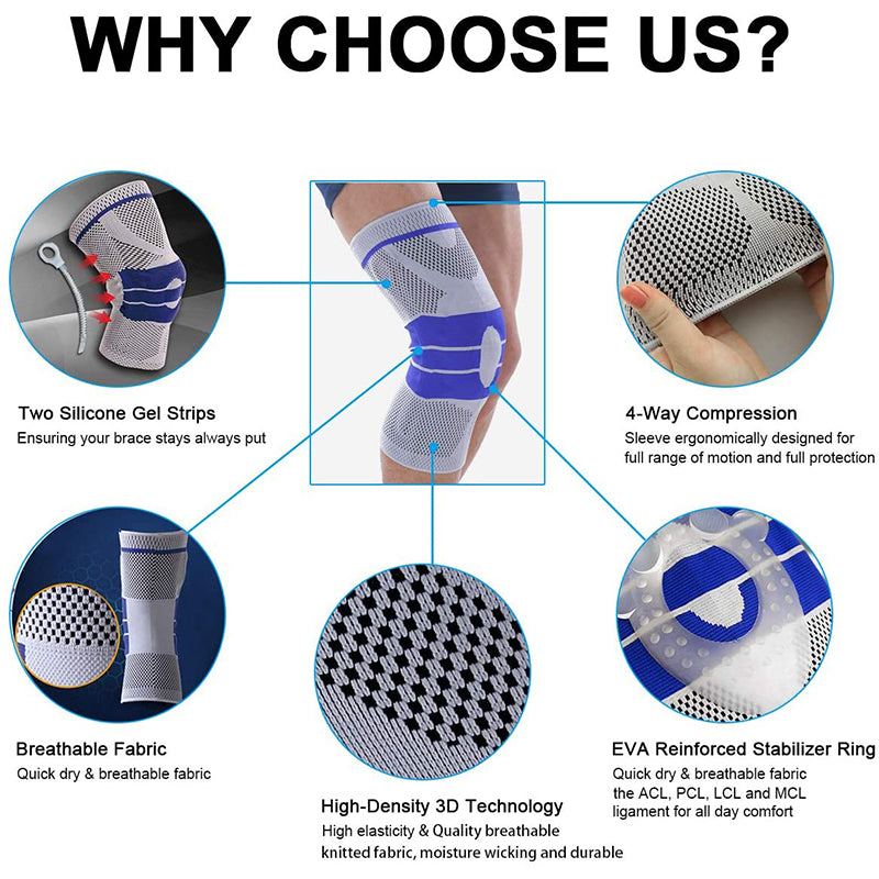 2 COLAPA™ Knee Compression Sleeves