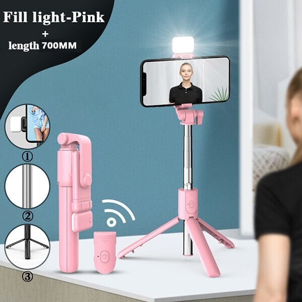 6 in 1 Wireless Bluetooth Selfie Stick