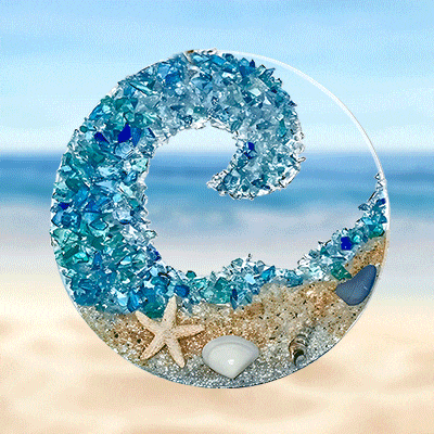 SheremArt SeaglassTell Suncatcher Set