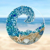 SheremArt SeaglassTell Suncatcher Set