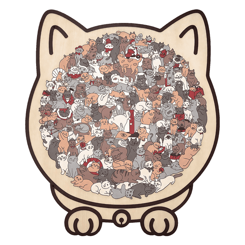 Puzzloom™ Miau-gisches Puzzle