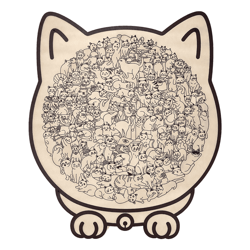 Puzzloom™ Miau-gisches Puzzle