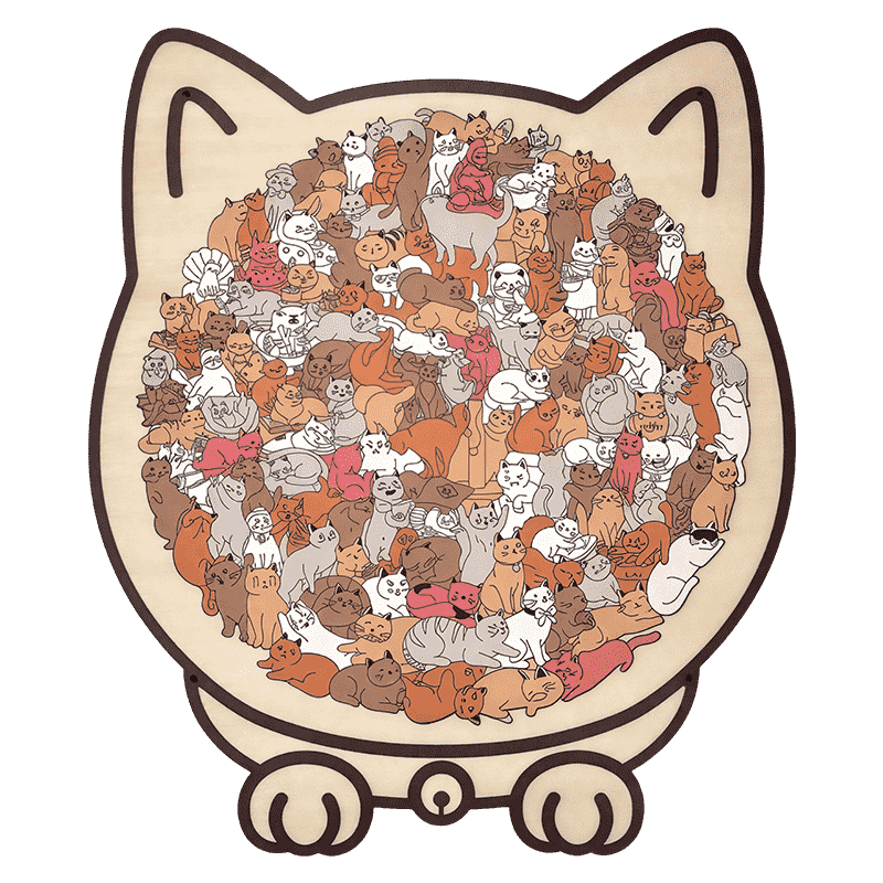 Puzzloom™ Miau-gisches Puzzle