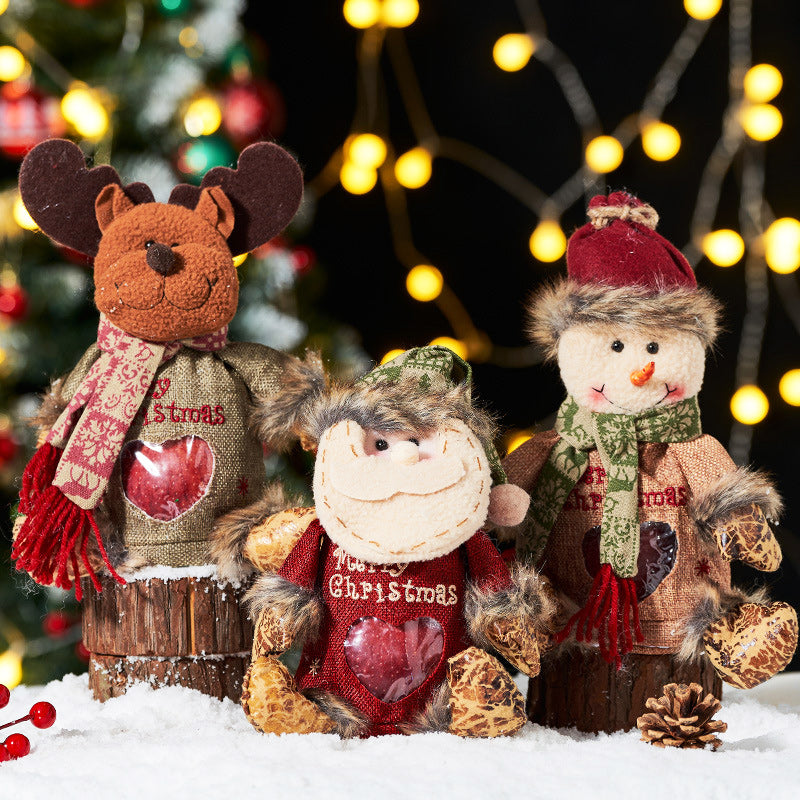 SheremArt Sac cadeau du Père Noël
