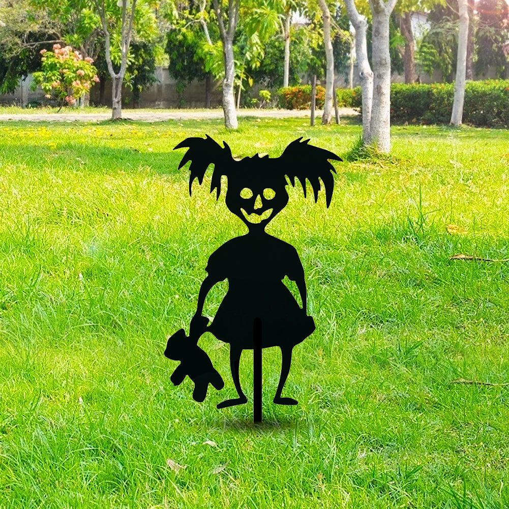 Mignons fantômes zombies - Art en métal