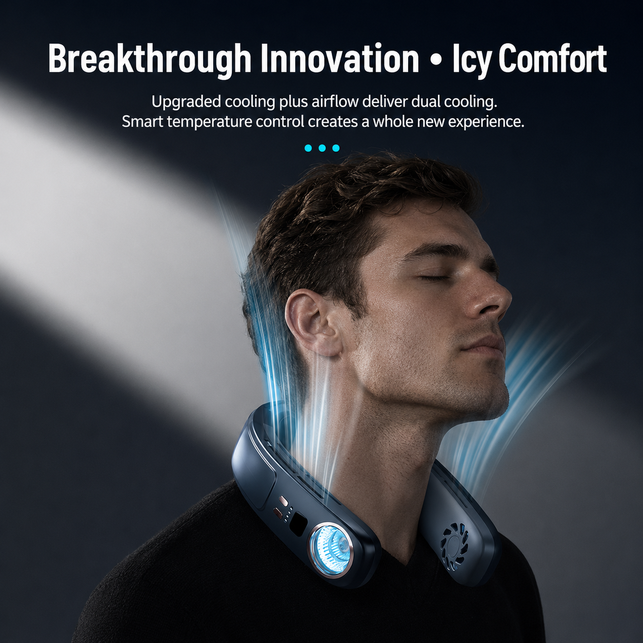 Portable Neck Air Conditioner Fan with TEC Cooling