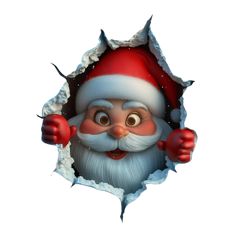 SheremArt™ SantaPop Sticker