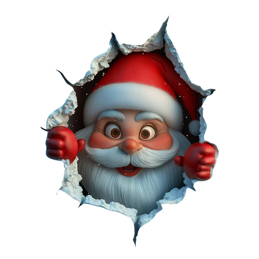 SheremArt™ SantaPop Sticker