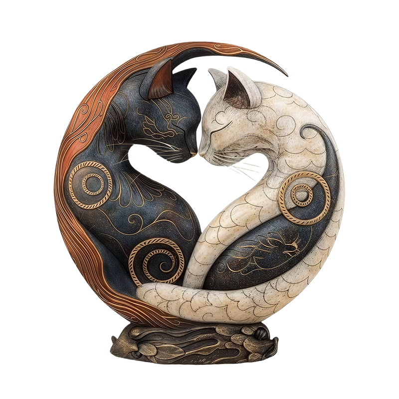 Sculpture de chat QuietSoul Vueeze™