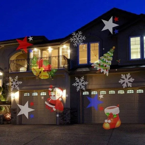 Projecteur extérieur à LED avec 12 motifs