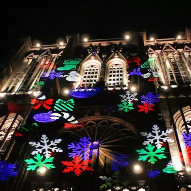 Projecteur extérieur à LED avec 12 motifs