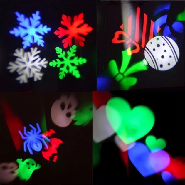 Projecteur extérieur à LED avec 12 motifs