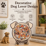🐶🐱Wooden Dog Jigsaw Puzzle