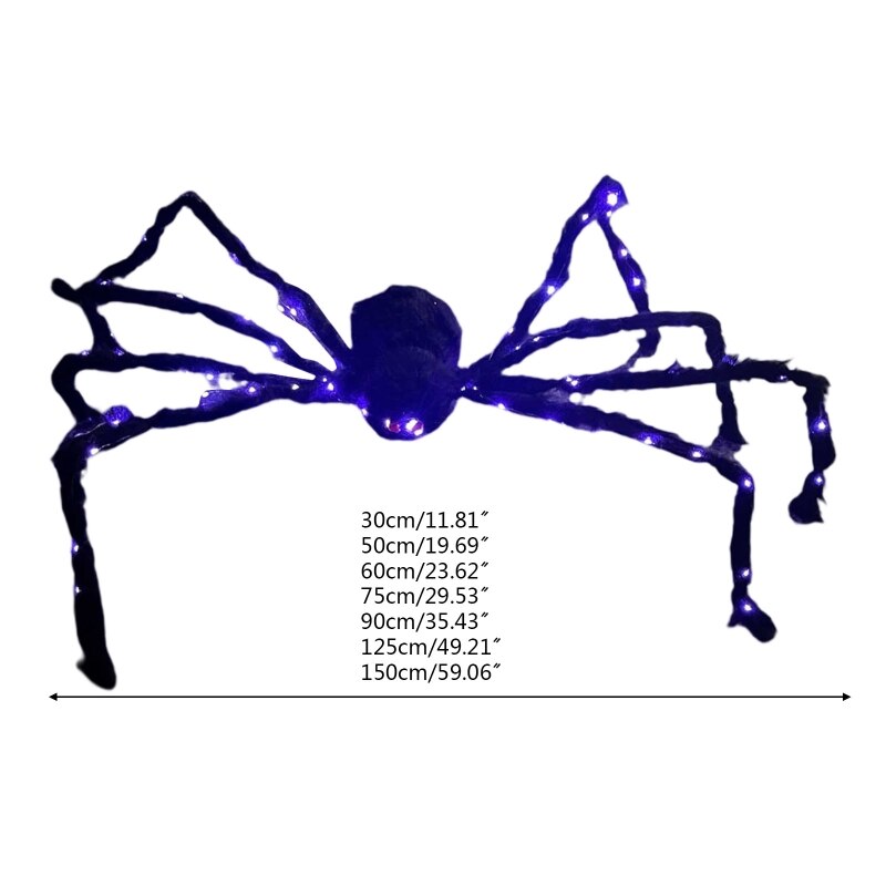 Araignée Lumineuse d'Halloween