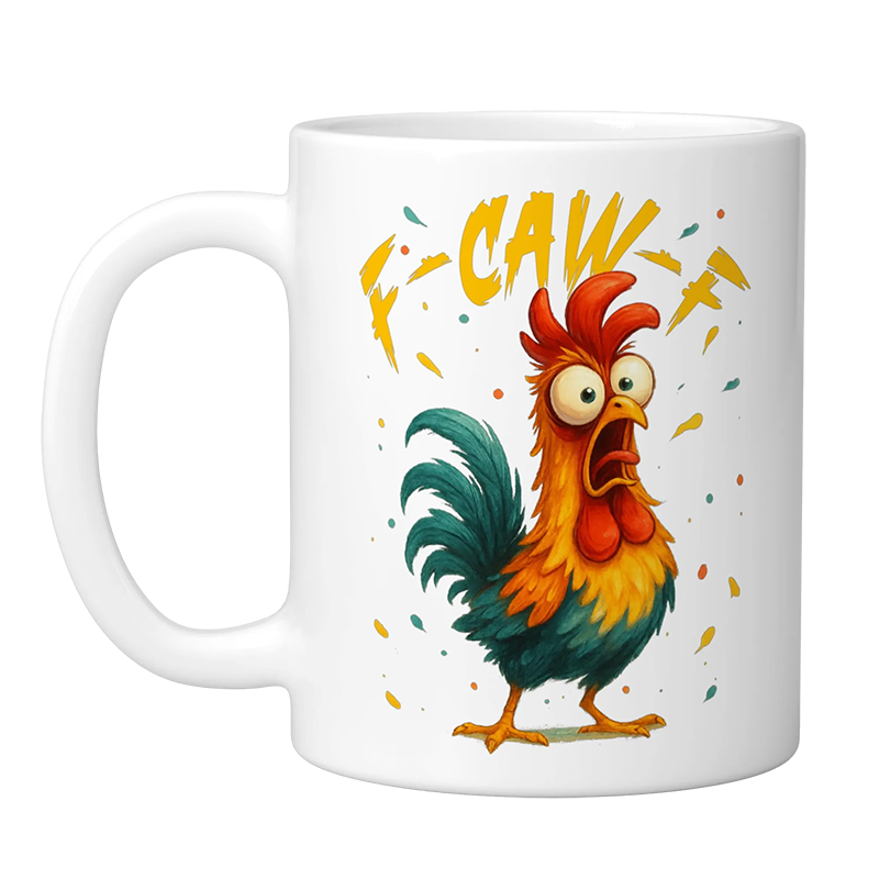 SheremArt F-Caw-F Rooster Mug