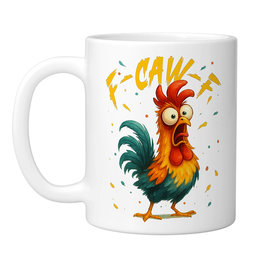 SheremArt F-Caw-F Hahn-Tasse