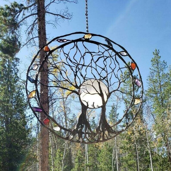 Lebensbaum-Metall-Wandkunst