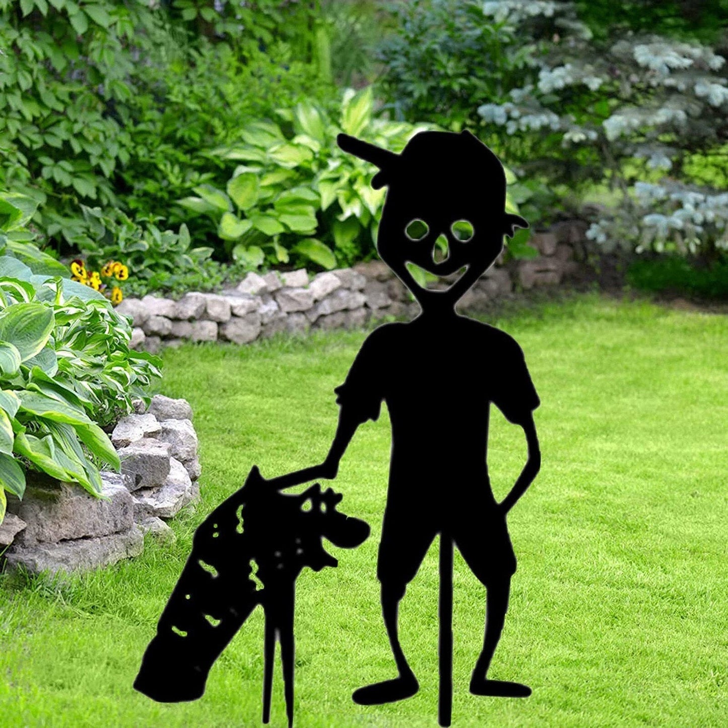Mignons fantômes zombies - Art en métal