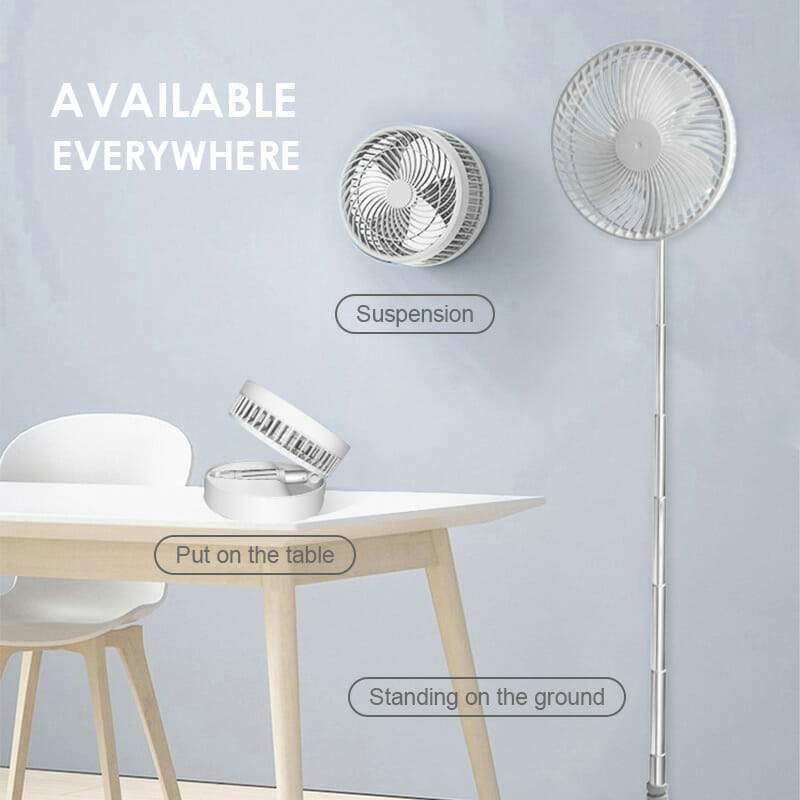 Telescopic Folding USB Charging Fan