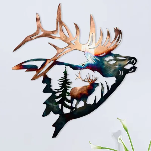 SheremArt Metall-Wandkunst Wilde Tiere