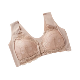 【50-110KG】Plus Size Push-Up Lace Front Closure Bra