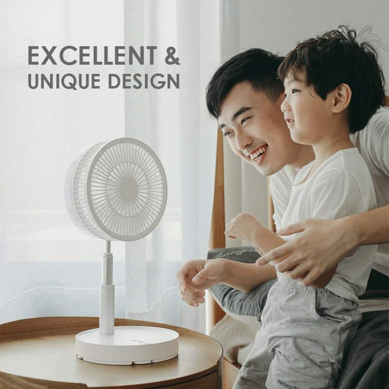 Telescopic Folding USB Charging Fan