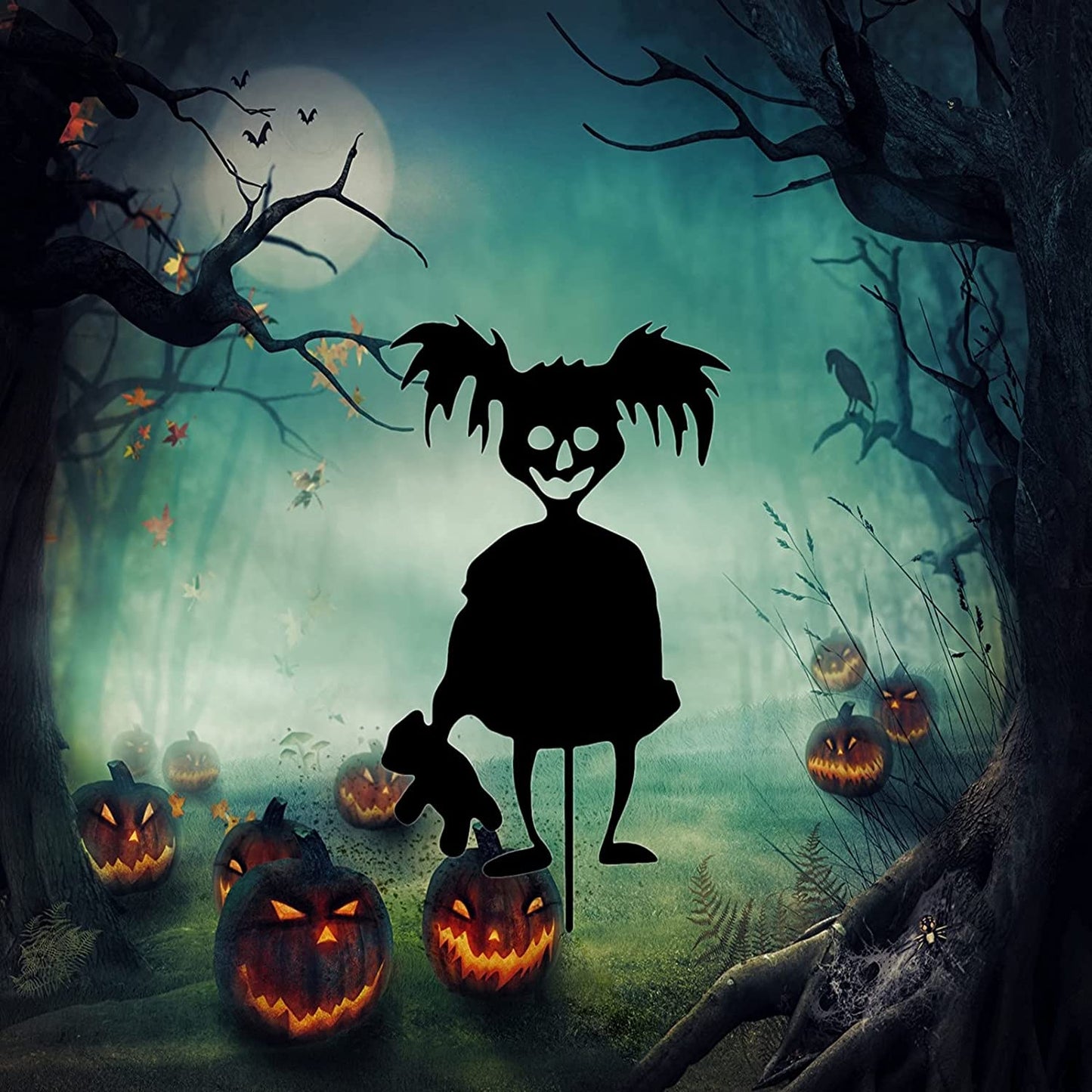 Mignons fantômes zombies - Art en métal