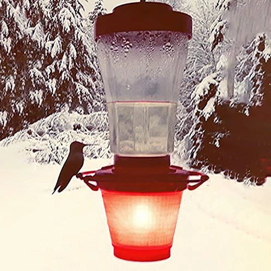 Kolibri-Futterspender-Heizung für den Winter außen