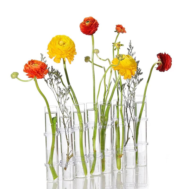 Blumenvase mit Scharnieren