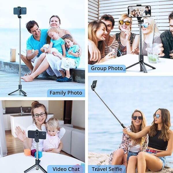 6 in 1 Wireless Bluetooth Selfie Stick