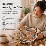 🐶🐱Wooden Dog Jigsaw Puzzle
