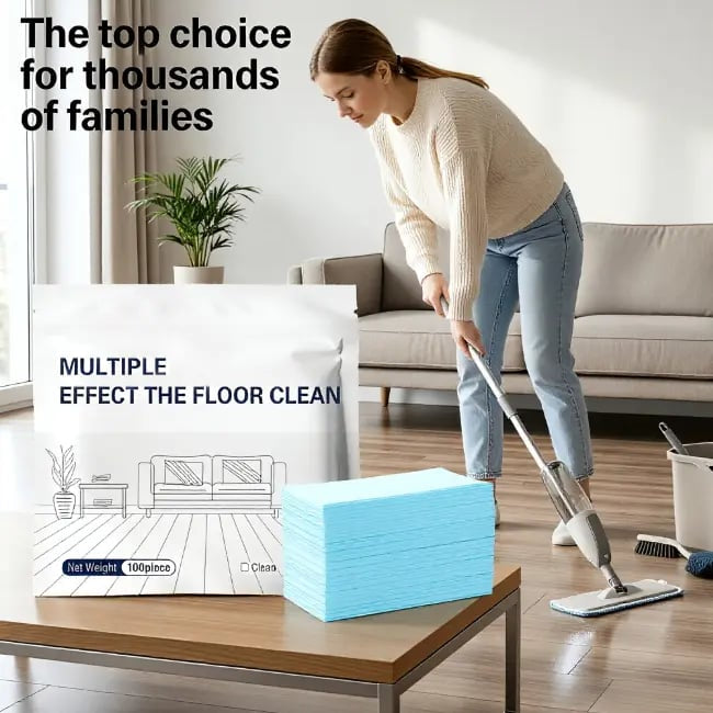 Multi-Effect Floor Cleaning Sheets
