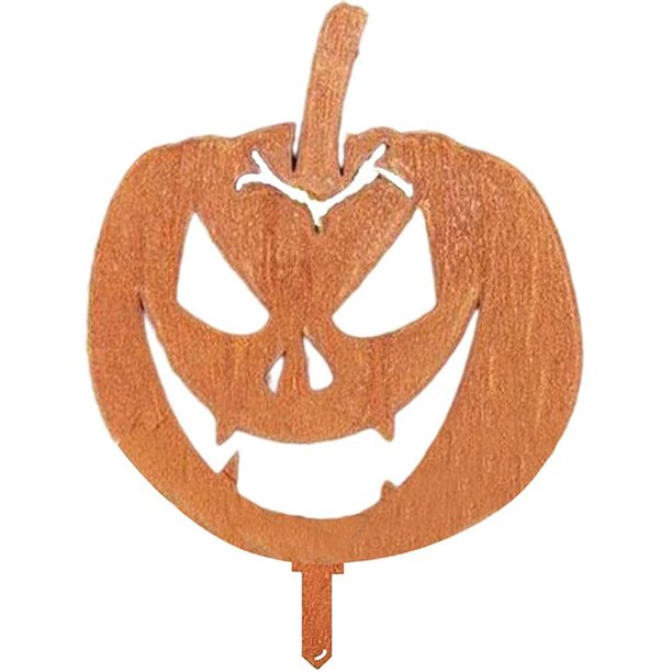 Halloween Garden Ornaments Spooky Pumpkin