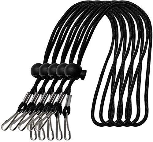 Lot de 2/5 cordons de protection faciale réglables