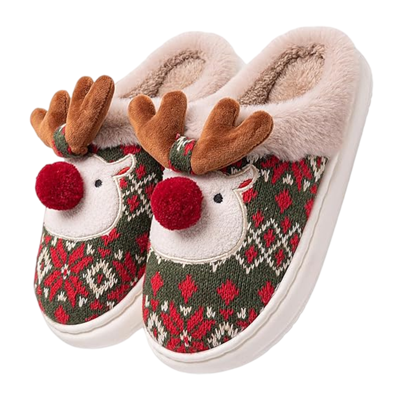 Zekear™ Cozy Reindeer Slipper