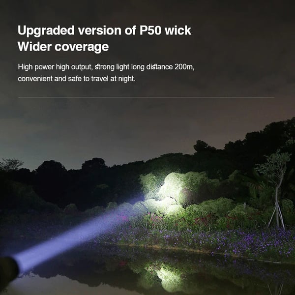 Lampe de poche DEL zoomable